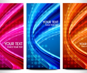 Abstraction of Modern Business cards vector material 04