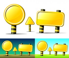 Set of commonly Billboard vector material 04