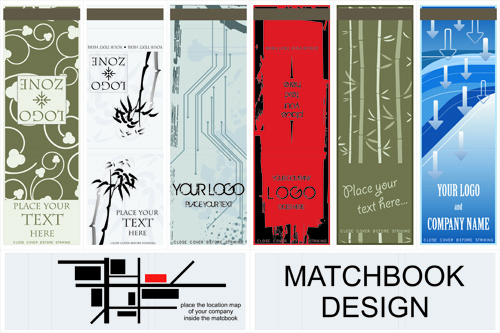 Set of Bookmarks design elements vector 01