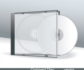 Set of Box DVD disc and DVD cover vector 01