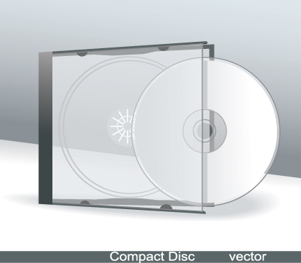 Set of Box DVD disc and DVD cover vector 01