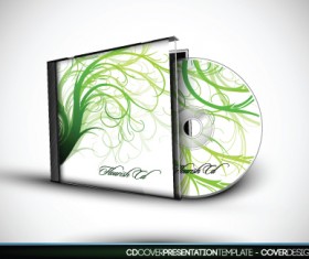 Set of Box DVD disc and DVD cover vector 02