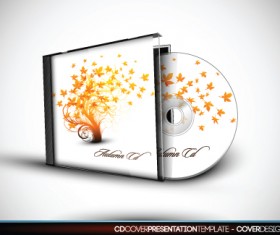 Set of Box DVD disc and DVD cover vector 03