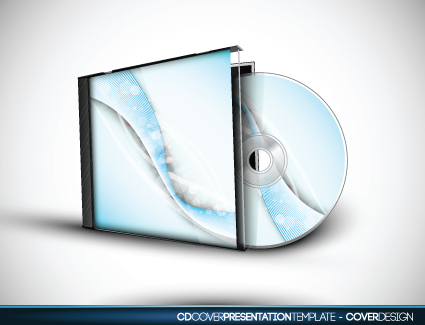 Set of Box DVD disc and DVD cover vector 05