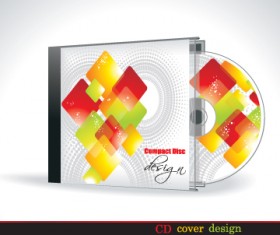Set of Box DVD disc and DVD cover vector 07