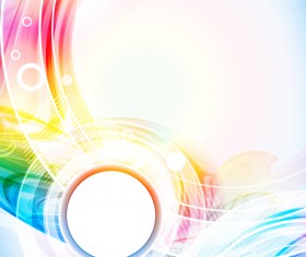 Bright dynamic lines vector backgorund 01