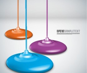 Set of Cans of paint design vector graphics 03