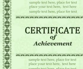 Vector Templates of certificates design set 08
