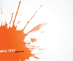 Colored splash Garbage vector background 03