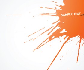 Colored splash Garbage vector background 04