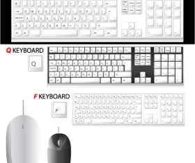 Modern Computer design vector material 01