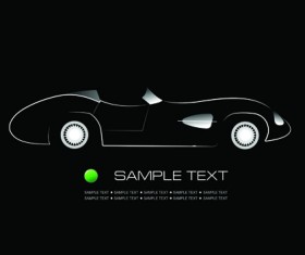 Concept cars elements vector backgrounds art 05
