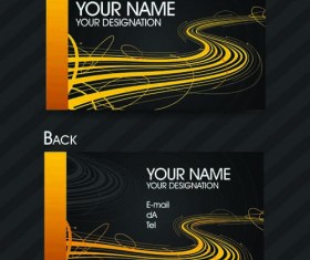 Set of Exquisite business card vector 03