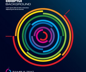 Rainbow of Business backgrounds vector 02