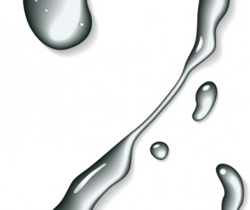 Set of Figures water design elements vector 10