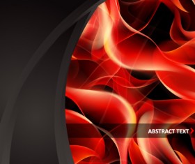 Abstract Flame vector backgrounds art 04