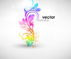 Set of Floral Ornament vector Illustration 01