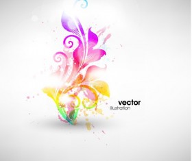 Set of Floral Ornament vector Illustration 03