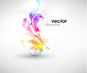Set of Floral Ornament vector Illustration 04