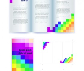 Floral Flyers and Brochures cover vector 02