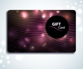 Gentle gift cards design vector set 02