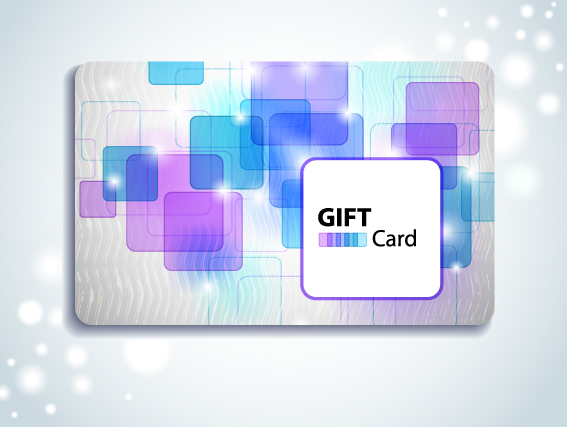 Gentle gift cards design vector set 05