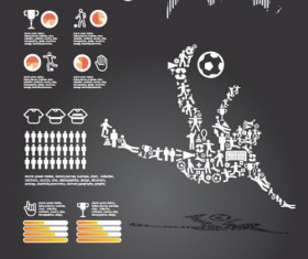 Set of Year Infographic and diagram vector material 03