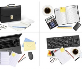 Set of Objects office vector graphics 03