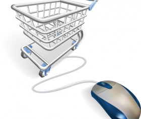 Elements of Online Shopping design vector graphic 02