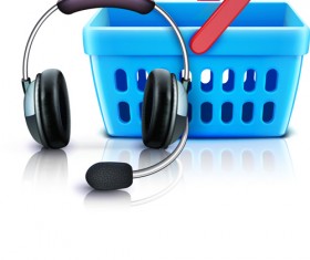 Elements of Online Shopping design vector graphic 03