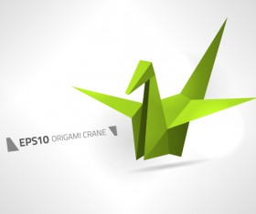 Different Origami art design vector 01