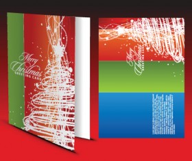 Set of 2013 Christmas greeting card vector material 01