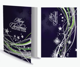 Set of 2013 Christmas greeting card vector material 02