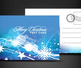 Set of 2013 Christmas greeting card vector material 03