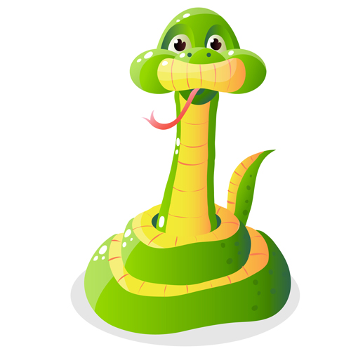 Snake 2013 Christmas design vector graphics 13