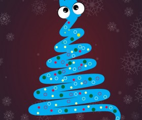 Snake 2013 Christmas design vector graphics 18