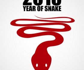 Snake 2013 Christmas design vector graphics 19