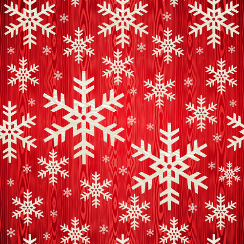 Christmas Snowflakes patterns design vector 03