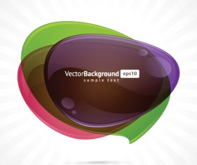 Background with Speech Bubbles vector 03