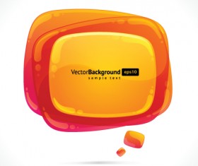 Background with Speech Bubbles vector 05