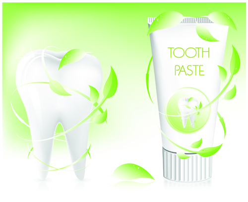 Protect teeth design elements vector graphics 02