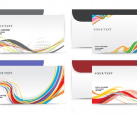 envelope presentation Template design vector 03