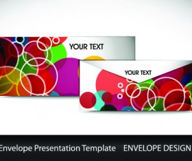 envelope presentation Template design vector 04