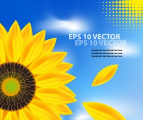 Bright Templates Nature elements vector 03