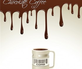 Creative coffee art backgrounds vector 05
