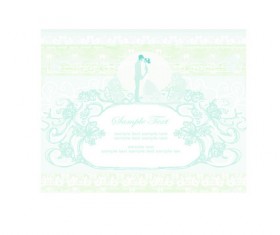 Shallow color Wedding backgrounds art vector 02