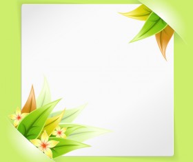 White Blank Paper design vector 01
