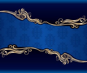 Shiny black and blue vector backgrounds 02
