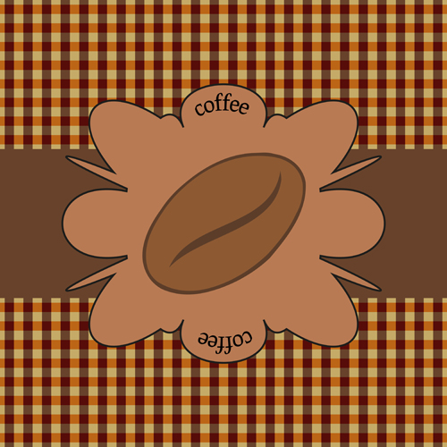 Different Coffee elements vector background set 02