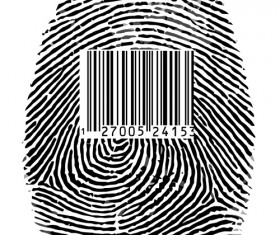 Colored Finger-prints elements vector set 05